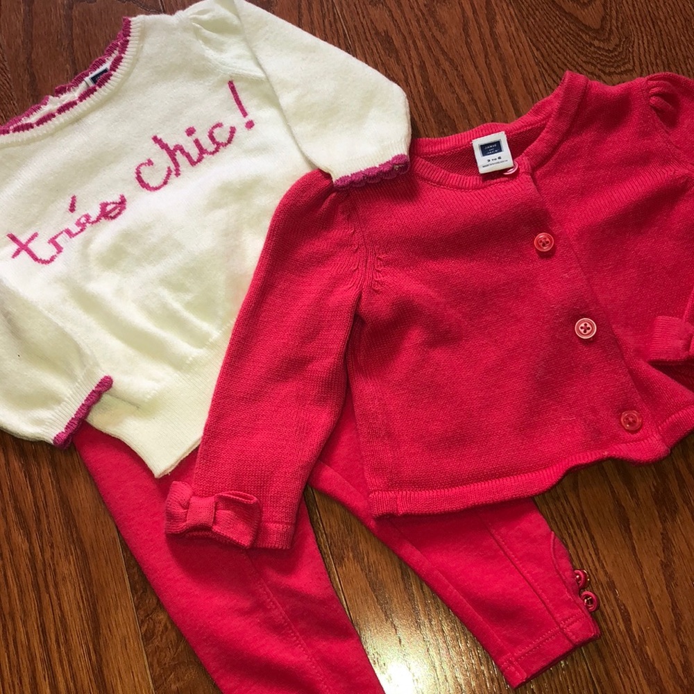 Jack and Janie hot pink outfit cy34